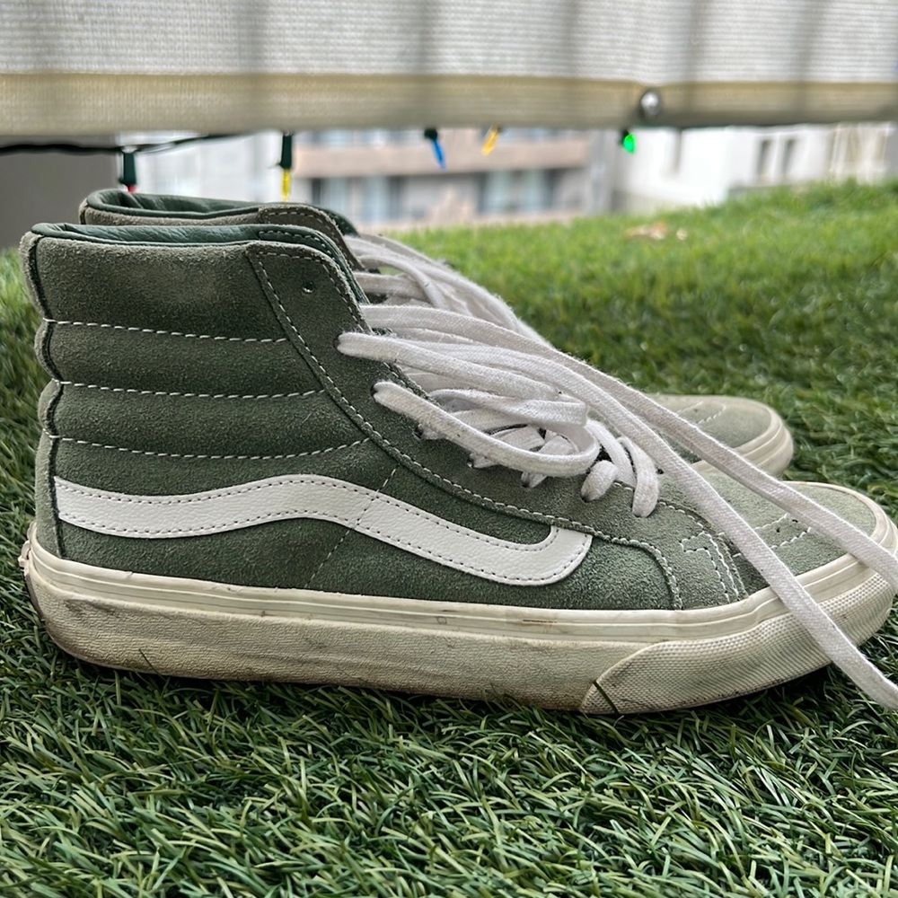 Light green vans. Size 5.5 women. Used
